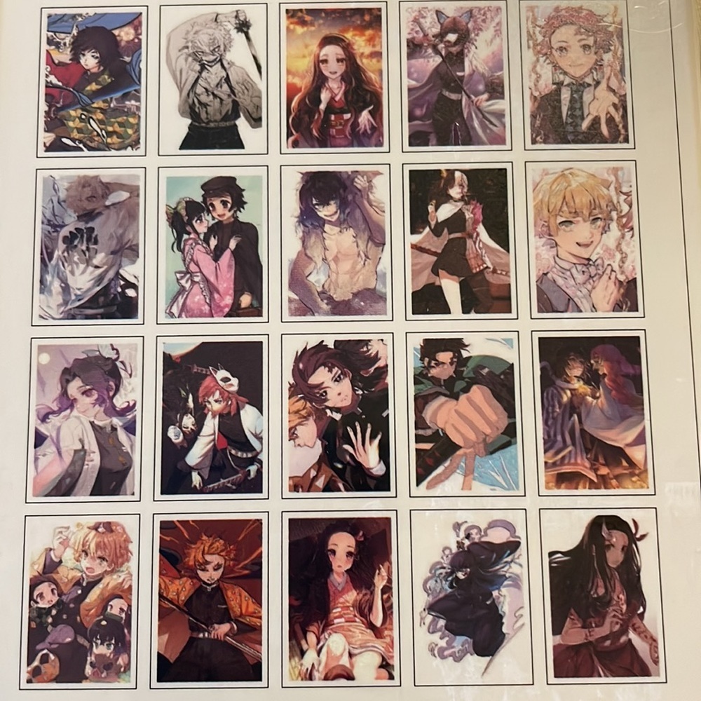 RARE Anime slayer of foes and others Japanese postal cards NIP - Picture 6 of 7